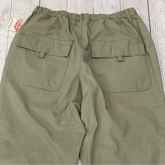 Free People FP Movement Voyage Pants Cargo Straight Leg Desert Taupe Sz S NWT - Picture 12 of 14